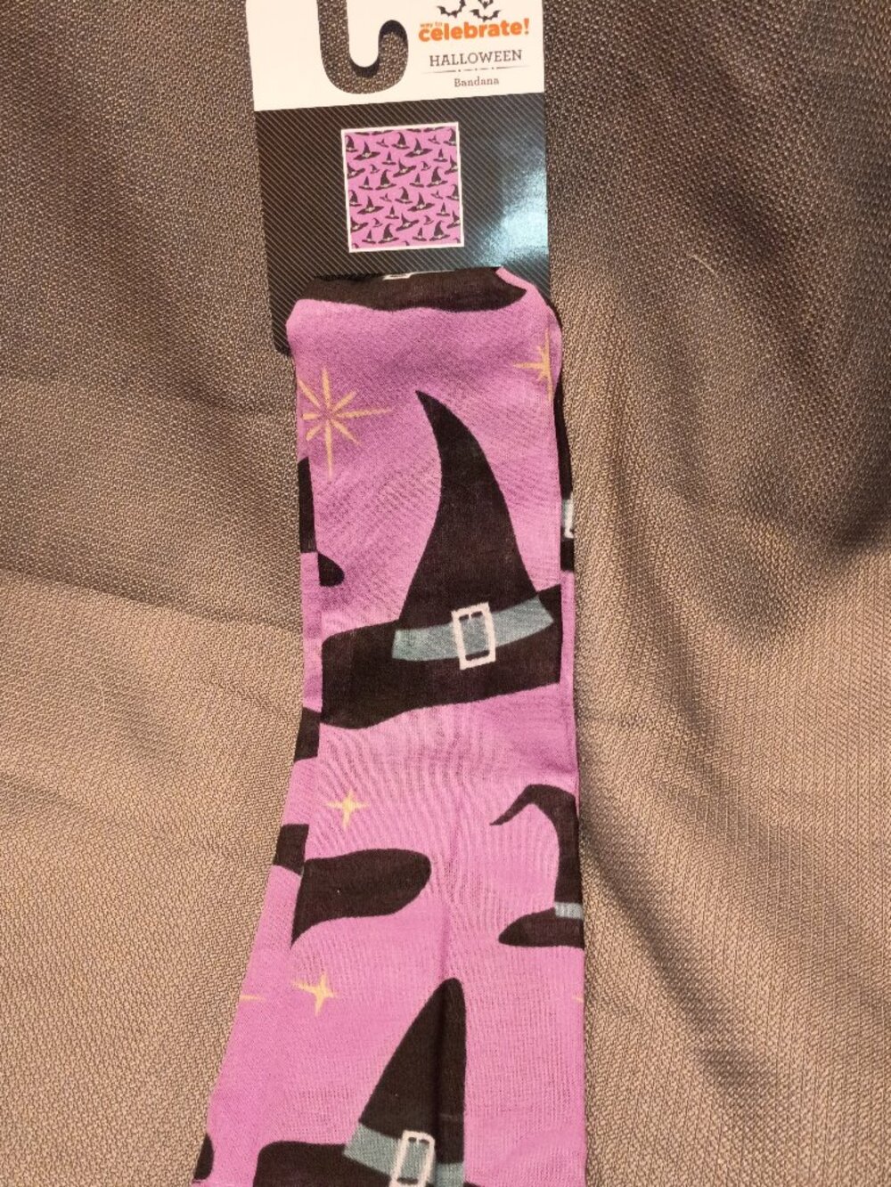 "Celebrate Halloween" Witches Hat Bandana NWT!!!
